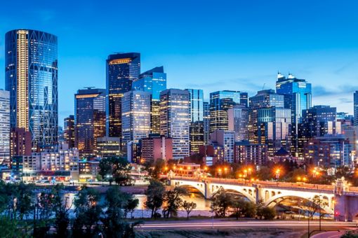 business men look into the distance with a smile