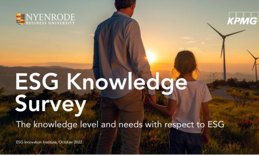 ESG knowledge Survey, PDF cover