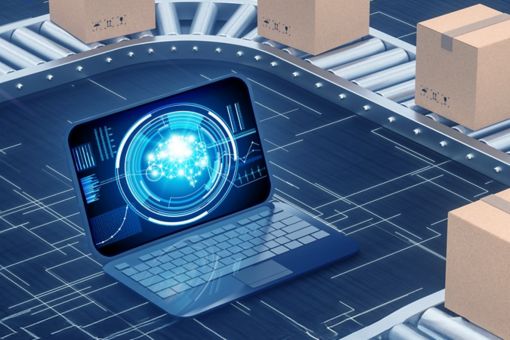 men hold a technological car model