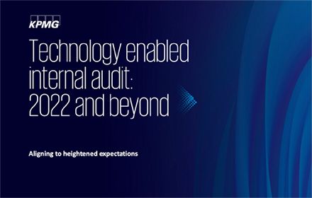Technology enabled internal audit 2022, PDF cover